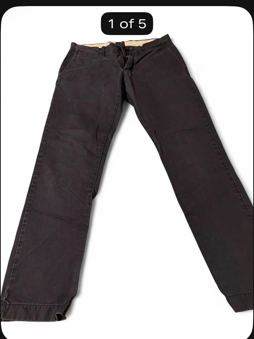 Men's Black Chino